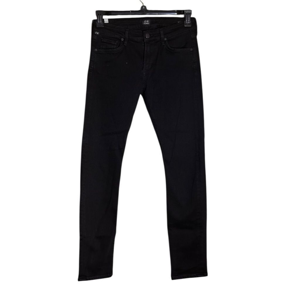 Citizens Of Humanity Arielle Mid Rise Black Skinny Jeans Size 28 📦